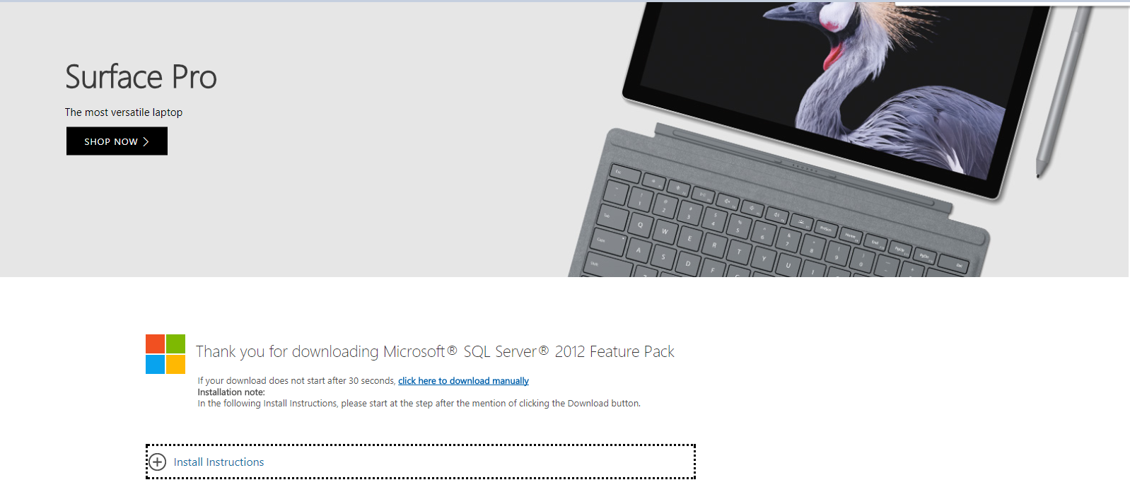 microsoft as ole db provider for sql server 2014 download