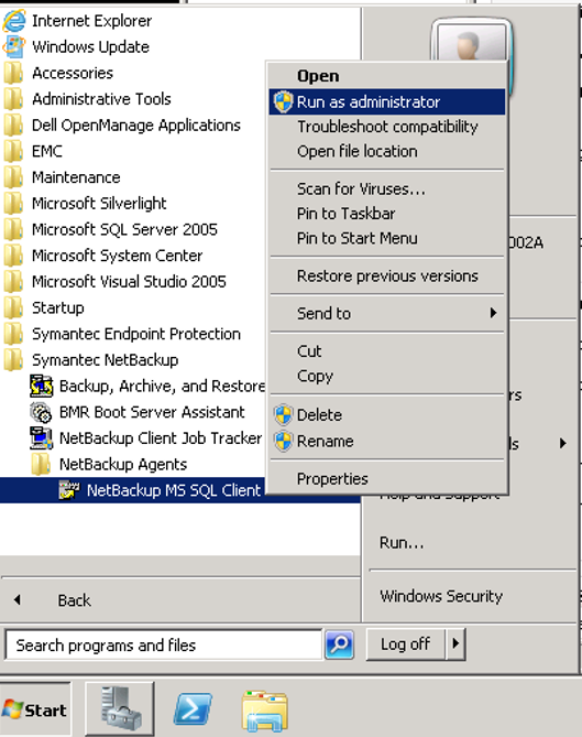 Microsoft sql client version