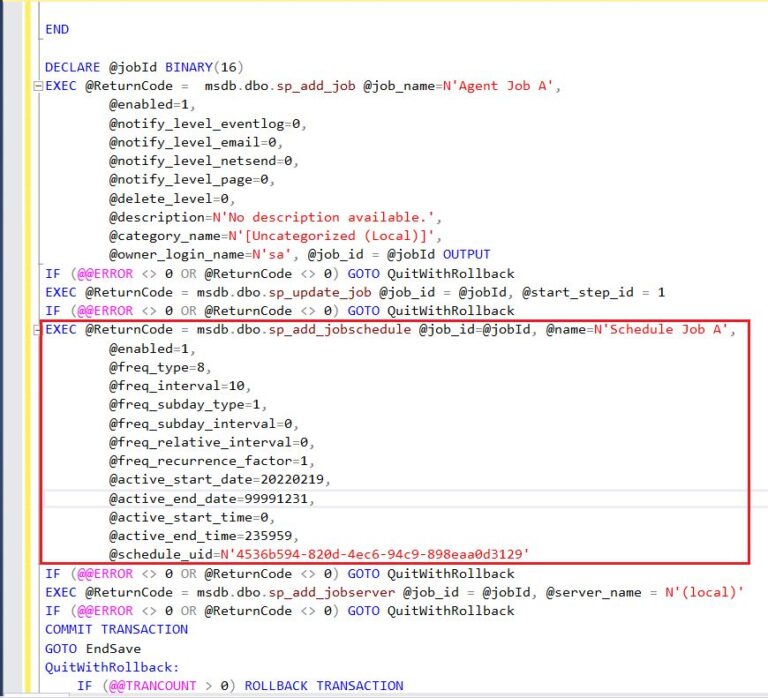 How SQL Agent Job Schedule Got Changed Automatically » SQLGeeksPro