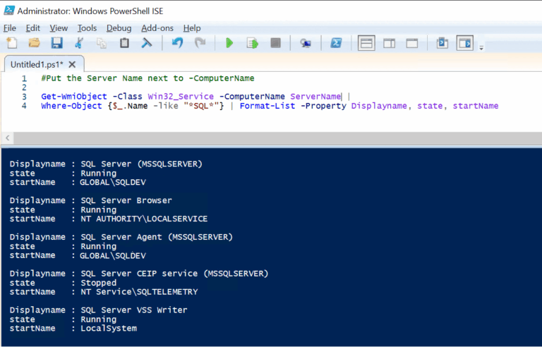 Sql Chat Account Code How To Identify SQL Server Service Account: SQL DBA Interview Q&A ...