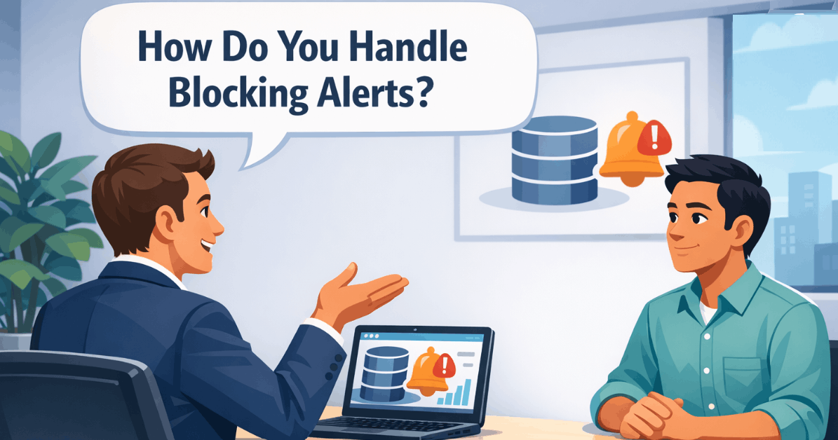 How To Handle Blocking Alerts
